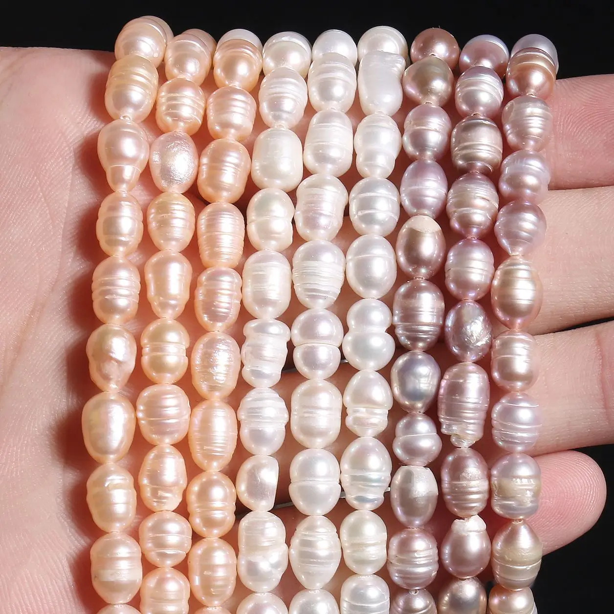 Wholesale Natural Freshwater Pearl Beads Rice Shape Loose Spacer Beads for Jewelry Making Diy Charms Bracelet Necklace Earrings
Wholesale Natural Freshwater Pearl Beads Rice Shape Loose Spacer Beads for Jewelry Making Diy Charms Bracelet Necklace Earrings