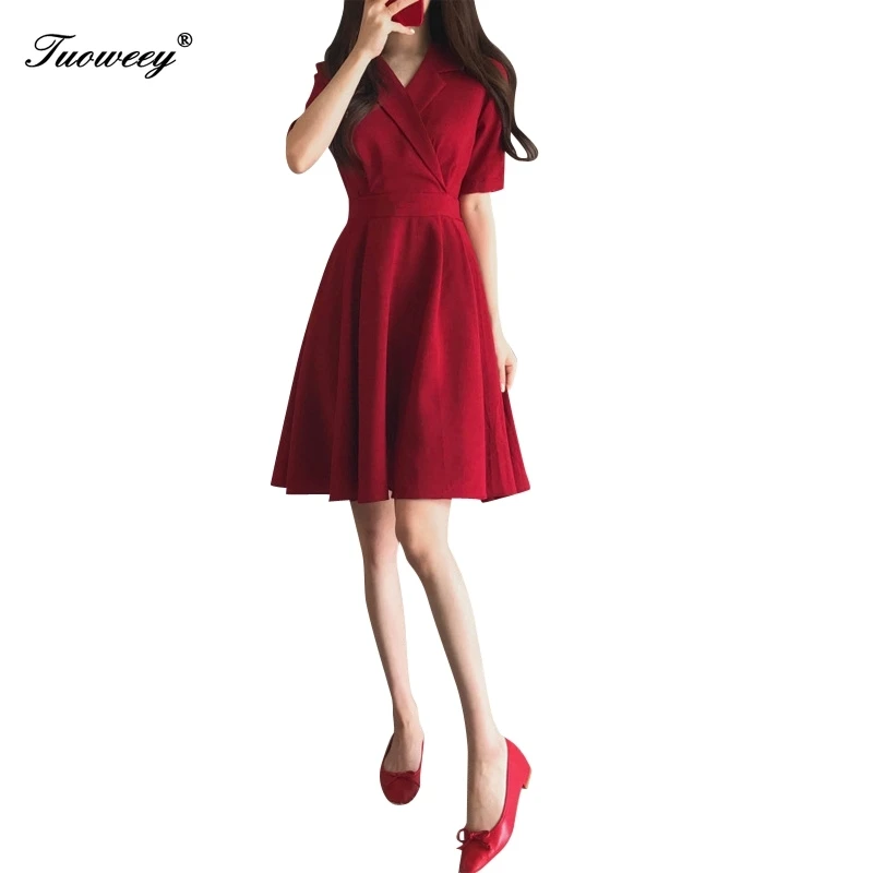 Women Dress 2019 Summer Autumn Fashion Lady Mini Party Dresses Plus Size Female Elegant Short Sleeve Solid A-line Dress Office
Women Dress 2019 Summer Autumn Fashion Lady Mini Party Dresses Plus Size Female Elegant Short Sleeve Solid A-line Dress Office