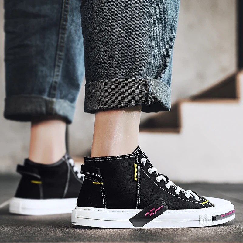 Кроссовки спортивные высокие спортивные на холсте 2020 корейские повседневные мужские эспадрильи кроссовки Распродажа для de solid дышащие вес... 
Кроссовки спортивные высокие спортивные на холсте 2020 корейские повседневные мужские эспадрильи кроссовки Распродажа для de solid дышащие вес...