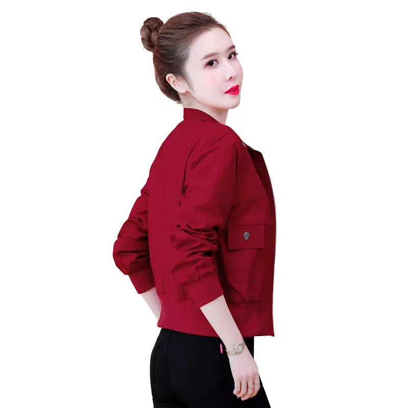 Women Jacket Spring Autumn Coat Casual Long Sleeve Female Windbreaker Outwear Lady Short Student Thin Section Basic Coat Tops
Women Jacket Spring Autumn Coat Casual Long Sleeve Female Windbreaker Outwear Lady Short Student Thin Section Basic Coat Tops