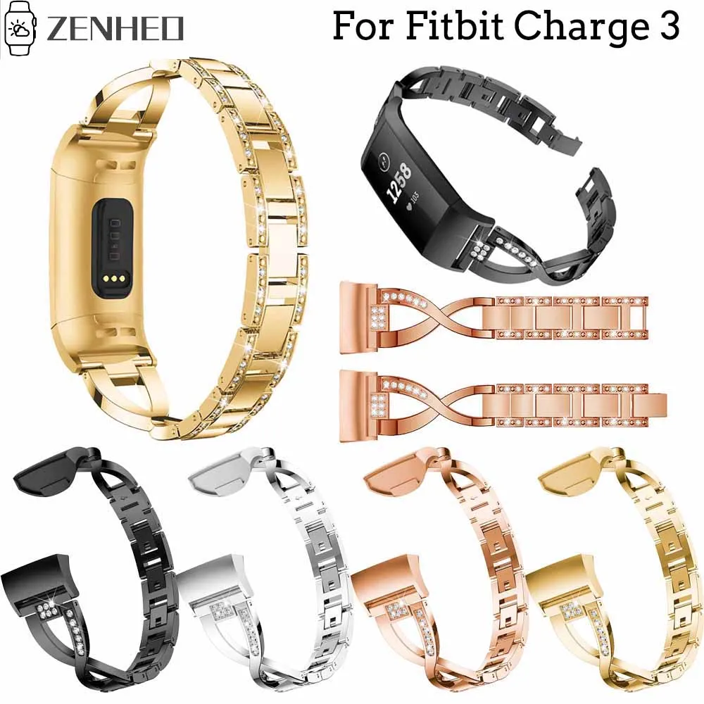 Ремешок для часов для Fitbit Charge 3, сменный металлический браслет-стразы, ремешок для Fitbit Charge 4, ремешок для часов 
Ремешок для часов для Fitbit Charge 3, сменный металлический браслет-стразы, ремешок для Fitbit Charge 4, ремешок для часов
