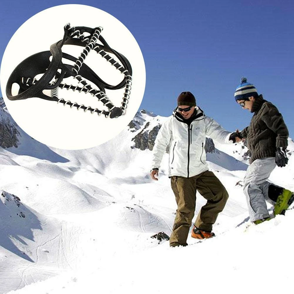1 Pair Non-Slip Crampons Ice Grip Ice Snow Route Camping Outdoor Sports Shoe Cover Walk Traction Cleats Ice Crampon Shoe Cover
1 Pair Non-Slip Crampons Ice Grip Ice Snow Route Camping Outdoor Sports Shoe Cover Walk Traction Cleats Ice Crampon Shoe Cover