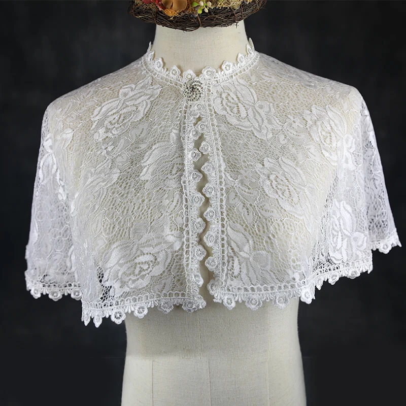 Женская кружевная шаль элегантная накидка Болеро для свадебной вечеринки пиджак