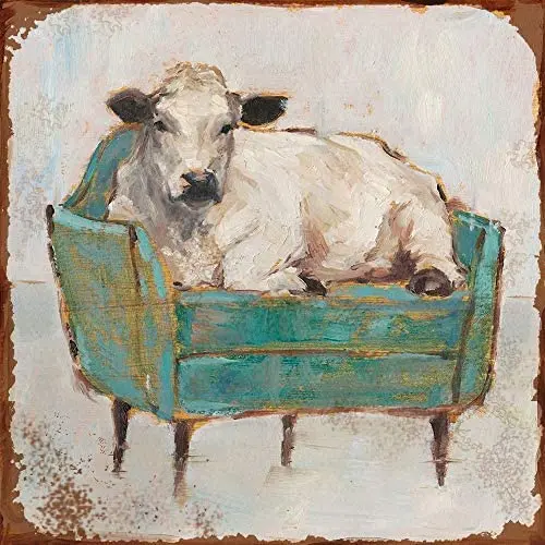 Losea Retro Moo-ving Cow Vintage Funny Home Decor Tin Sign Retro Metal Bar Pub Poster 8x8 inches
Losea Retro Moo-ving Cow Vintage Funny Home Decor Tin Sign Retro Metal Bar Pub Poster 8x8 inches