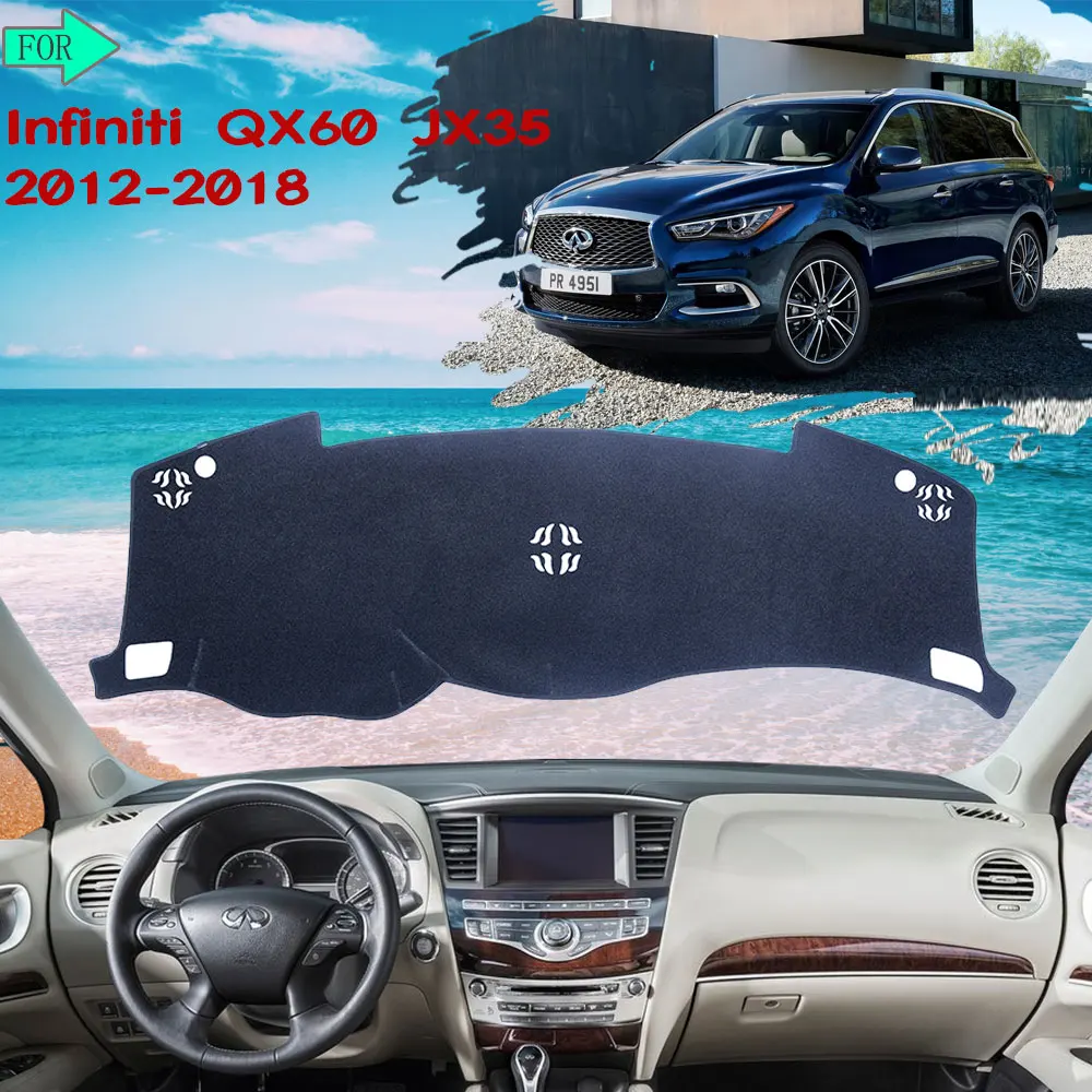 Dashboard Cover Dash Mat Rug Sunshade Carpet for Infiniti QX60 JX35 2012 2013 2014 2015 2016 2017 2018 QX Car Accessories Goods
Dashboard Cover Dash Mat Rug Sunshade Carpet for Infiniti QX60 JX35 2012 2013 2014 2015 2016 2017 2018 QX Car Accessories Goods