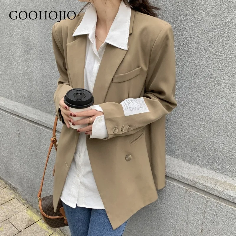 GOOHOJIO 2021 весна-осень модные блейзеры женские темпераментные универсальные Блейзеры Женские Дизайнерские повседневные блейзеры для женщин
GOOHOJIO 2021 весна-осень модные блейзеры женские темпераментные универсальные Блейзеры Женские Дизайнерские повседневные блейзеры для женщин
