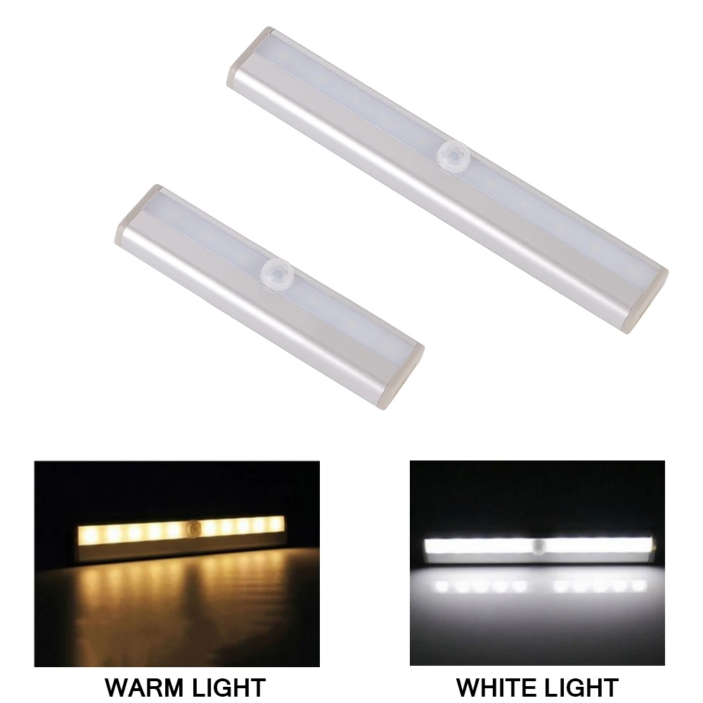 LED Under Cabinet light With Motion Sensor Closet Stairs Wardrobe Bed Side Light For Cupboard Closet Kitchen Battery Power Lamp
LED Under Cabinet light With Motion Sensor Closet Stairs Wardrobe Bed Side Light For Cupboard Closet Kitchen Battery Power Lamp