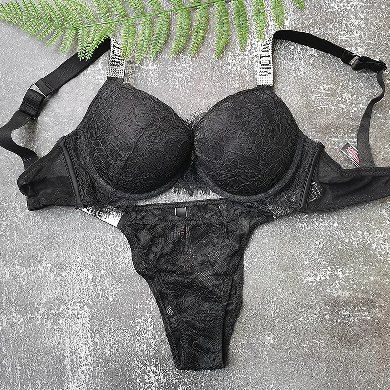 Rhinestone Letter Seamless Bra Sexy Lingerie Panties Set Underwear For Girls Push Up Bra luxurious Women Lingerie Sets 2021
Rhinestone Letter Seamless Bra Sexy Lingerie Panties Set Underwear For Girls Push Up Bra luxurious Women Lingerie Sets 2021
