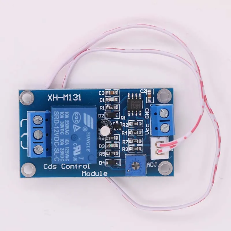 DC 12V Photosensitive Resistance Relay Control Module Light Control Switch Photo Induction Module RM007
DC 12V Photosensitive Resistance Relay Control Module Light Control Switch Photo Induction Module RM007