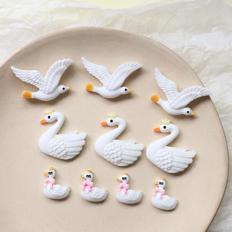 DIY Jewelry Findings 60pcs Kawaii Animal Bird Swan Resin Cabochons Ornament Accessories Beads Charms Material Cameo Patch Sticks
DIY Jewelry Findings 60pcs Kawaii Animal Bird Swan Resin Cabochons Ornament Accessories Beads Charms Material Cameo Patch Sticks