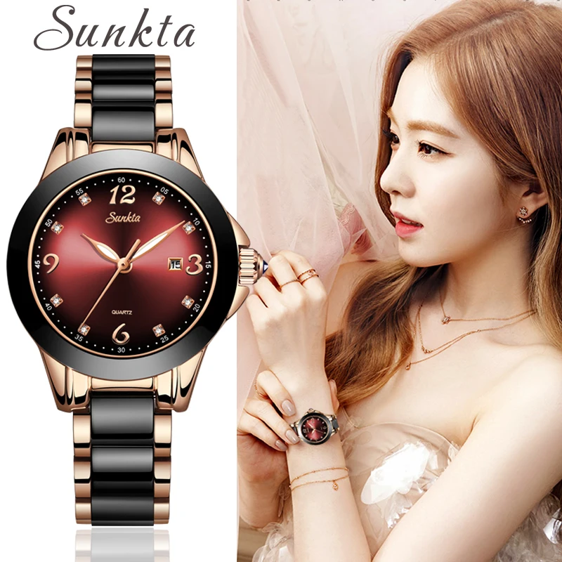SUNKTA 2019New Fashion Women Watches Rose Gold Ladies Bracelet Watches Creative Waterproof Quartz Watches For Women Reloj Mujer
SUNKTA 2019New Fashion Women Watches Rose Gold Ladies Bracelet Watches Creative Waterproof Quartz Watches For Women Reloj Mujer