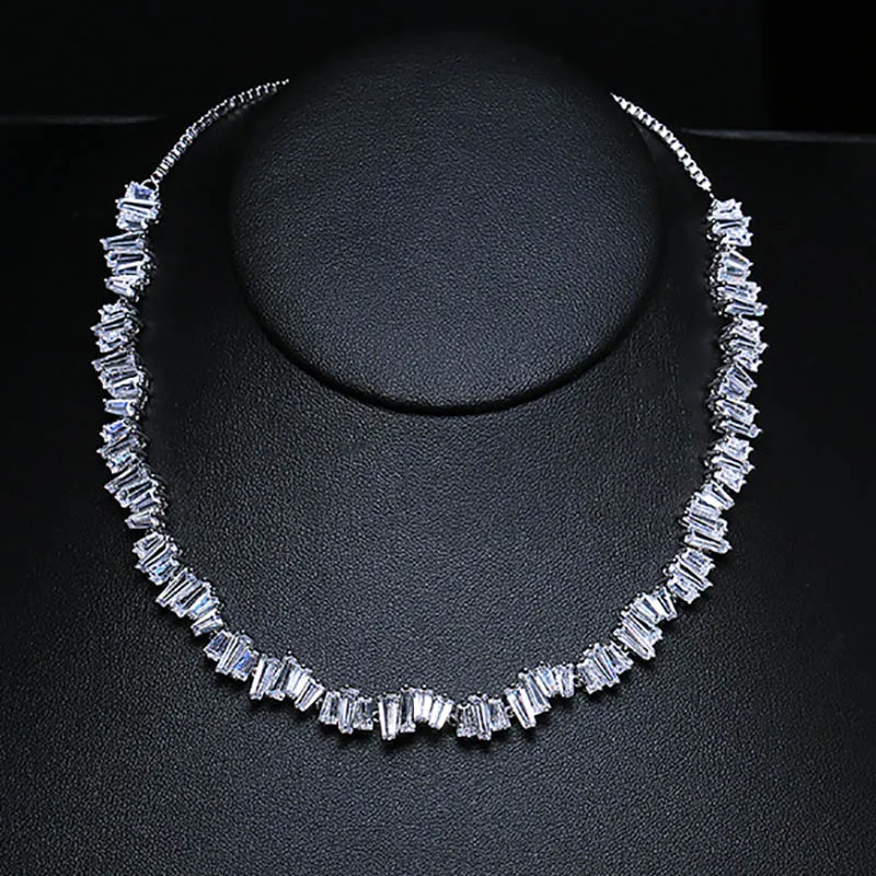 ZN Handmade Fashion Luxury Jewelry Rectangle 5A Cubic Zirconia Chokers Necklace Torques for Women Anniversary Wedding Best Gift
ZN Handmade Fashion Luxury Jewelry Rectangle 5A Cubic Zirconia Chokers Necklace Torques for Women Anniversary Wedding Best Gift