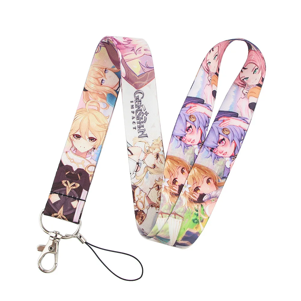 1pc New Anime Genshin Impact Keychain Accessories Cosplay Prop Key Rings Cell Phone Neck Strap ID Lanyards Figure Toys Gift 
1pc New Anime Genshin Impact Keychain Accessories Cosplay Prop Key Rings Cell Phone Neck Strap ID Lanyards Figure Toys Gift
