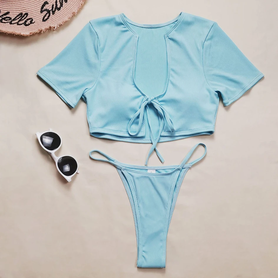 2021 Swimsuit Women V Neck Summer Beach Wear Swimwear Woman Bathers Bathing Suit Mini Thong Bikinis Set bathing suit
2021 Swimsuit Women V Neck Summer Beach Wear Swimwear Woman Bathers Bathing Suit Mini Thong Bikinis Set bathing suit
