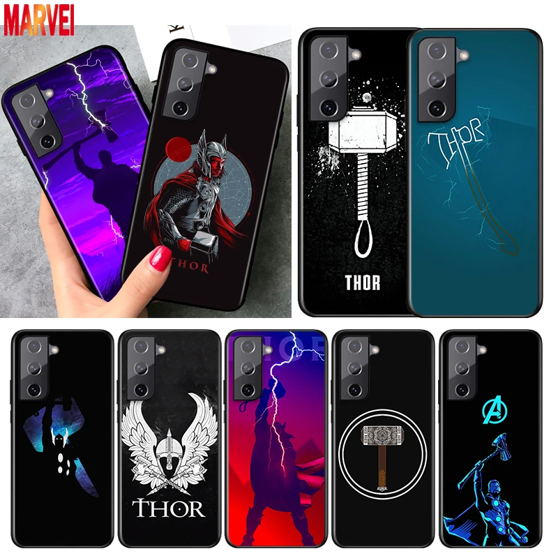 Marvel Thor Logo Art Shockproof Cover for Samsung Galaxy S21 S20 FE Ultra Lite S10 5G S10E S9 S8 Plus Black Phone Case
Marvel Thor Logo Art Shockproof Cover for Samsung Galaxy S21 S20 FE Ultra Lite S10 5G S10E S9 S8 Plus Black Phone Case