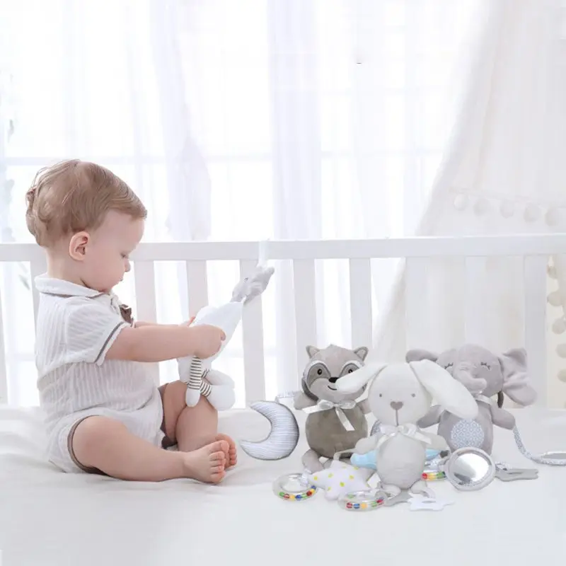 Baby Kids Plush Toys Cartoon Animal Rattle Hand Bell with Mirror Infant Teether Crib Stroller Hanging Pendant Newborn Gifts
Baby Kids Plush Toys Cartoon Animal Rattle Hand Bell with Mirror Infant Teether Crib Stroller Hanging Pendant Newborn Gifts