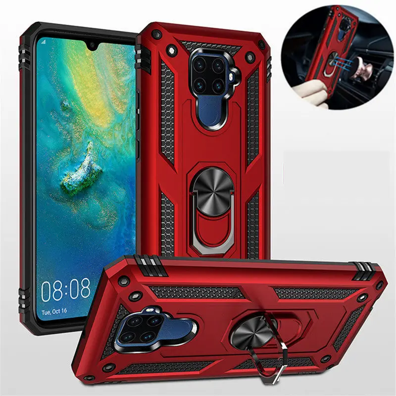 Сверхпрочный бронированный чехол для Huawei Mate 30 Pro 20 автомобильный кольцевой