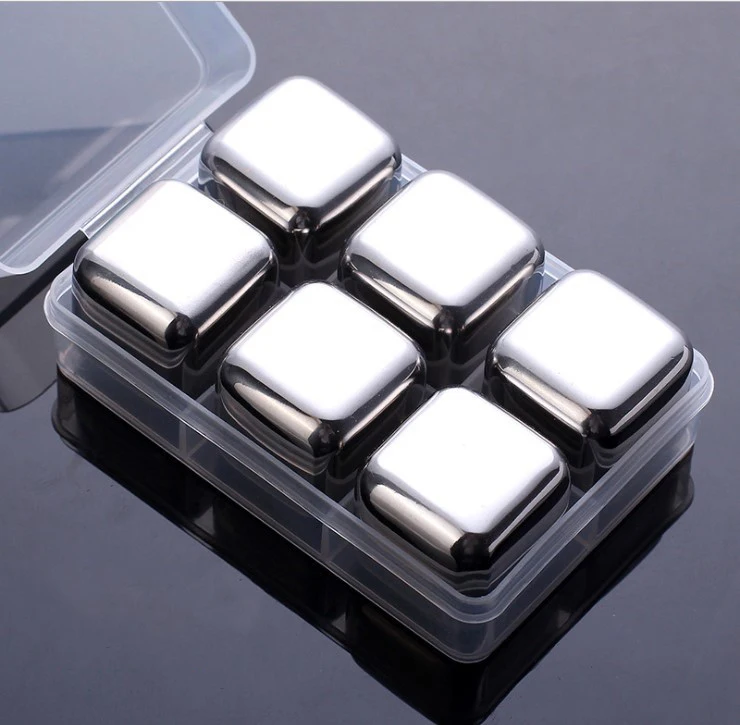 Stainless Steel Ice Cubes Reusable Chilling Stones for Whiskey Wine Keep Your Drink Cold Longer SGS Test Pass
Stainless Steel Ice Cubes Reusable Chilling Stones for Whiskey Wine Keep Your Drink Cold Longer SGS Test Pass