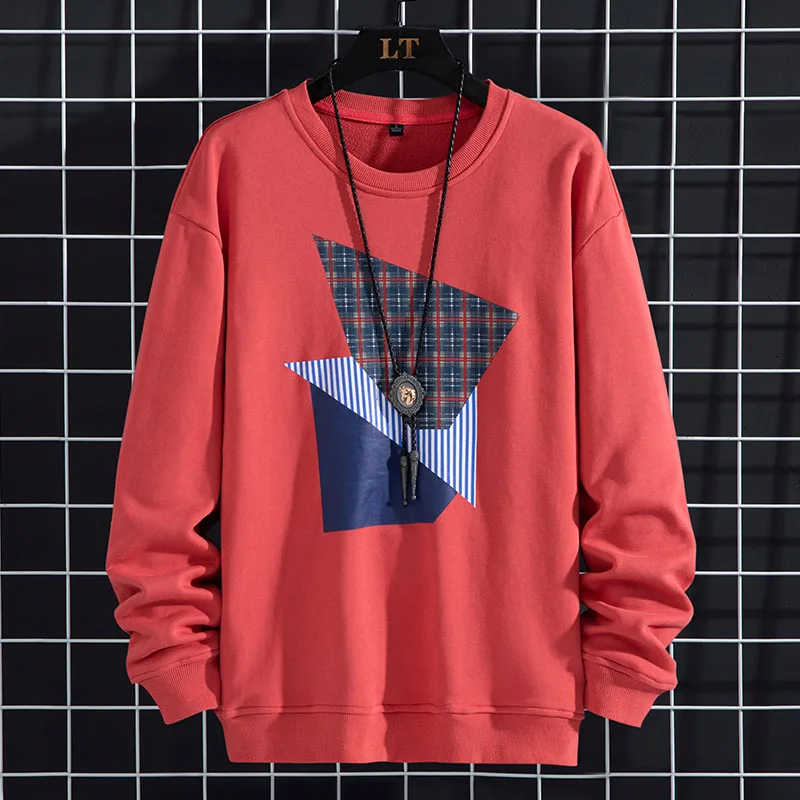 Round collar hoodie male 2021 new loose popular logo large size men spring fashion trend inside the clothes 2098
Round collar hoodie male 2021 new loose popular logo large size men spring fashion trend inside the clothes 2098