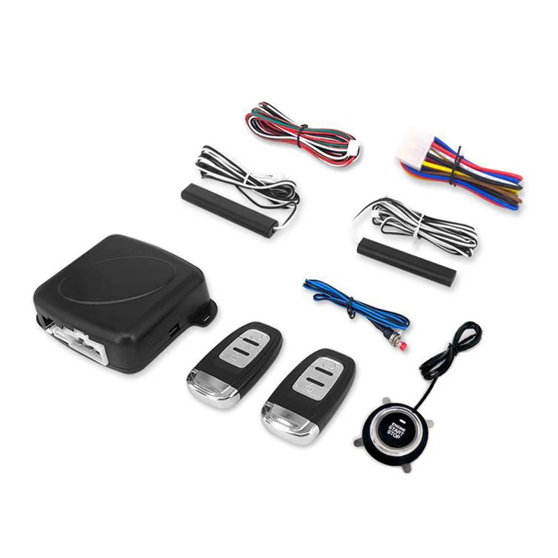 PKE Automatic Keyless Entry System Car Start Stop Buttons Keychain Kit Central Door Lock with Remote Control
PKE Automatic Keyless Entry System Car Start Stop Buttons Keychain Kit Central Door Lock with Remote Control
