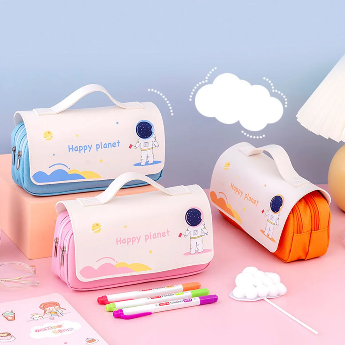 Cartoon Pencil Bag for Girls Students Cute Stationery Storage Box Multifunctional Large Capacity Pencil Case Customize Pouch
Cartoon Pencil Bag for Girls Students Cute Stationery Storage Box Multifunctional Large Capacity Pencil Case Customize Pouch