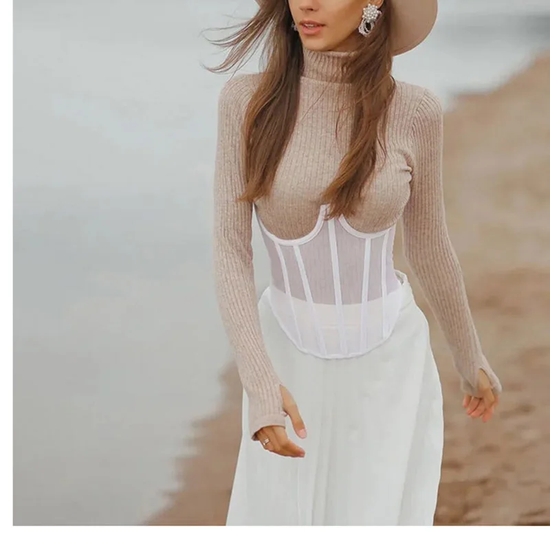 Women Shapers Hot Sale Female Backless Bandage Sexy Tops Elegant Ladies Slim Fit New Fashion Mesh Underwear Clothes
Women Shapers Hot Sale Female Backless Bandage Sexy Tops Elegant Ladies Slim Fit New Fashion Mesh Underwear Clothes
