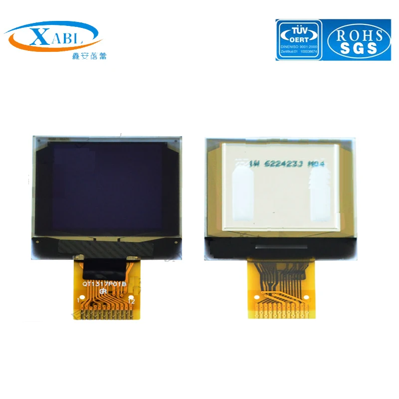 XABL 0,96 дюймов OLED модуль Разрешение 96*96P OLED Дисплей модуль 4-провод SPI SSD1317 драйвер 12pin
XABL 0,96 дюймов OLED модуль Разрешение 96*96P OLED Дисплей модуль 4-провод SPI SSD1317 драйвер 12pin