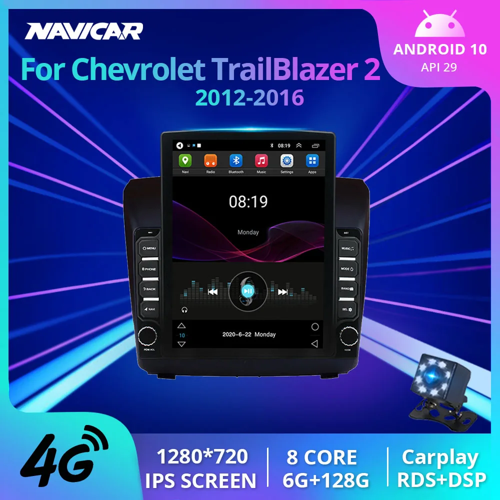 Стереоприемник 2DIN Android10, автомобильное радио для Chevrolet TrailBlazer 2 2012 2013-2016, навигатор для автомобилей, мультимедийный плеер Carpaly
Стереоприемник 2DIN Android10, автомобильное радио для Chevrolet TrailBlazer 2 2012 2013-2016, навигатор для автомобилей, мультимедийный плеер Carpaly