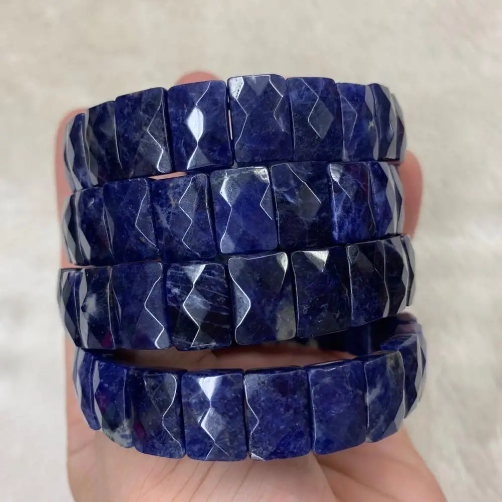 blue sodalite stone beads bracelet natural gemstone bangle charming jewelry for woman for gift wholesale ! 
blue sodalite stone beads bracelet natural gemstone bangle charming jewelry for woman for gift wholesale !