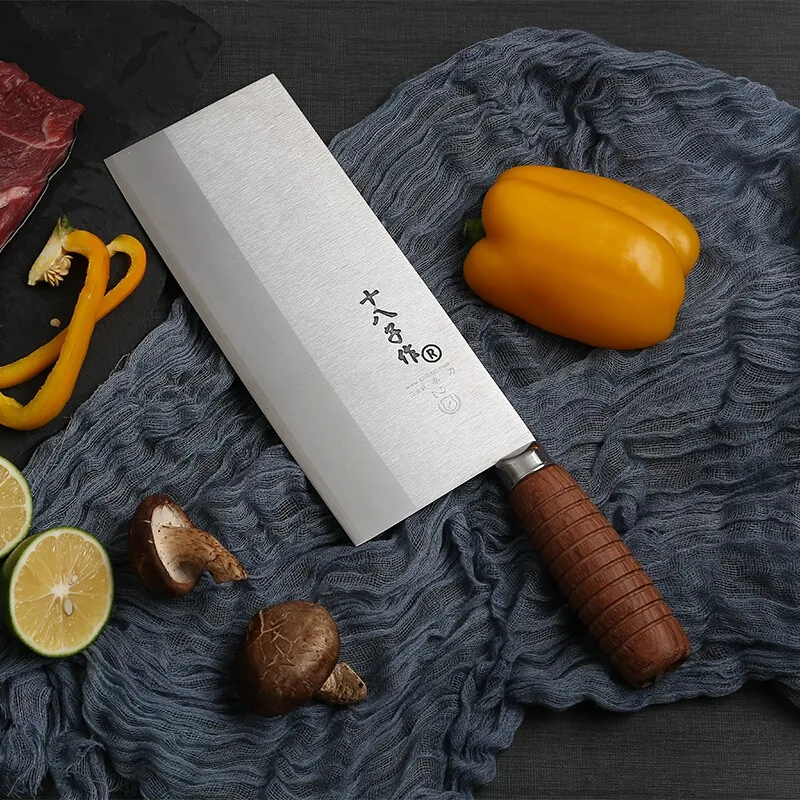

Shibazi гостиничный профессиональный шеф-повар для нарезки пищи усовершенствованный композитный легированный стальной нож тутового дерева к...