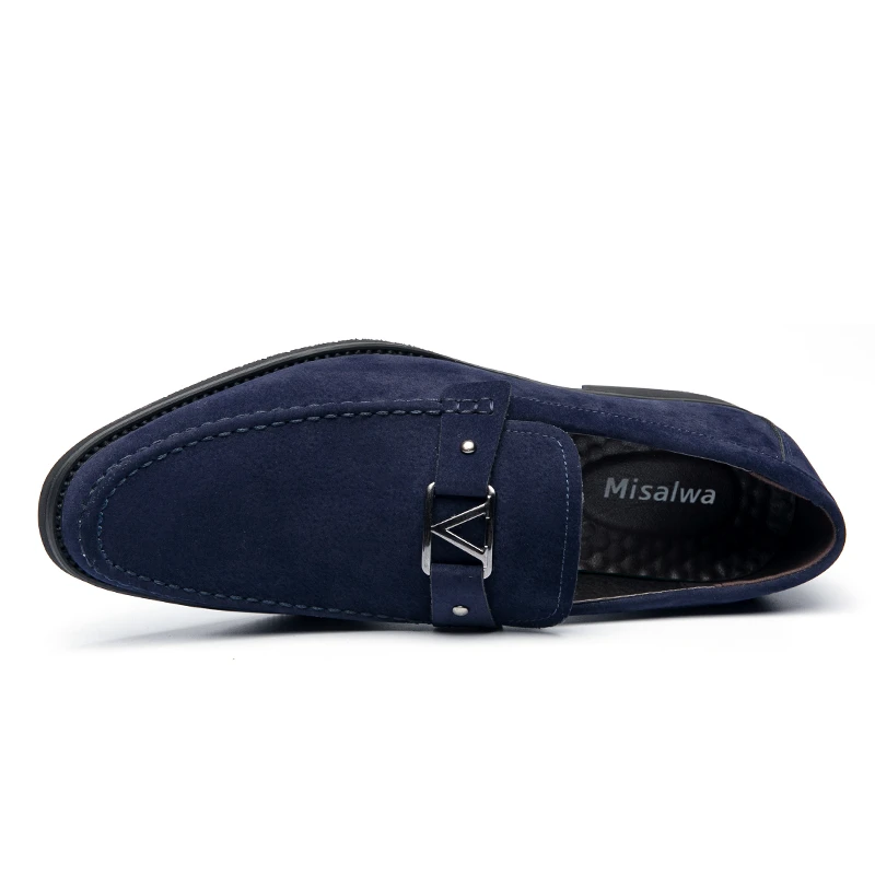 Men Dress Loafers Misalwa Metal Faux Suede Leather Men Flats Big Size 38 48 Casual Business Men's Shoes Elegant Men Wedding Shoe
Men Dress Loafers Misalwa Metal Faux Suede Leather Men Flats Big Size 38 48 Casual Business Men's Shoes Elegant Men Wedding Shoe