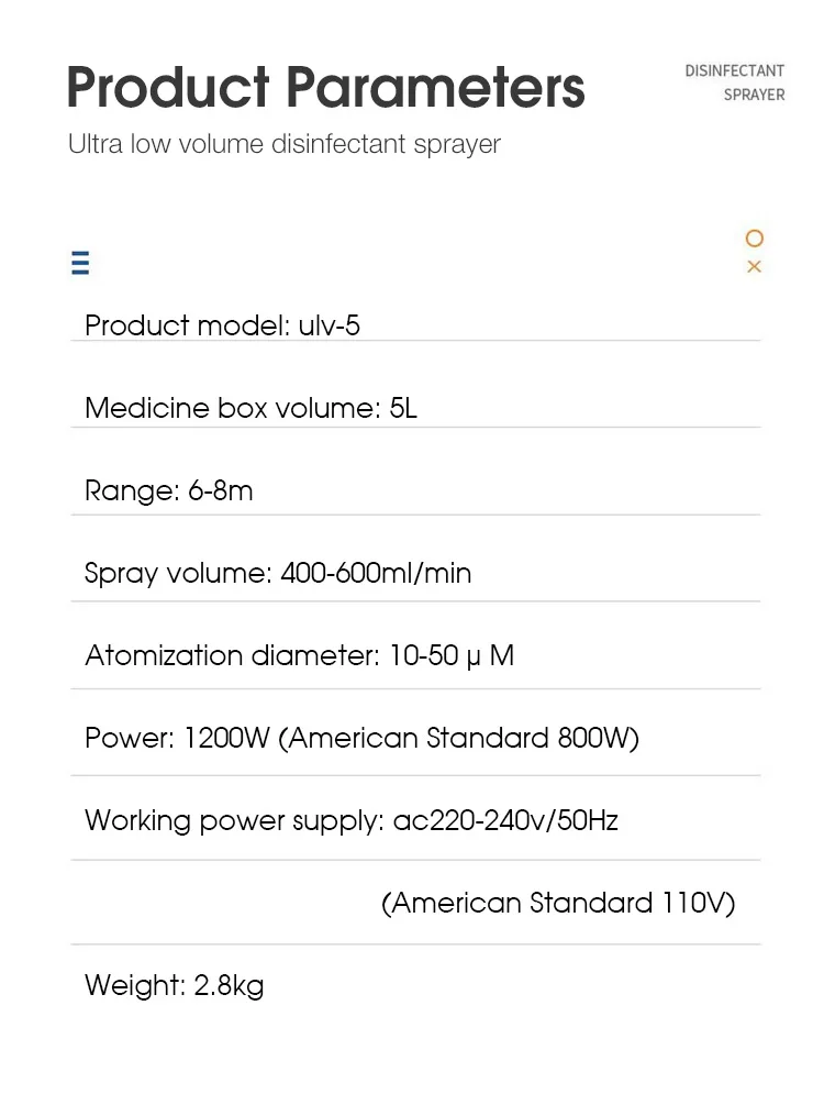 Backpack Electric ULV Sprayer Fogging Machine Portable Garden School Disinfection Fogging Sprayer 5L High Pressure Mist Blower
Backpack Electric ULV Sprayer Fogging Machine Portable Garden School Disinfection Fogging Sprayer 5L High Pressure Mist Blower