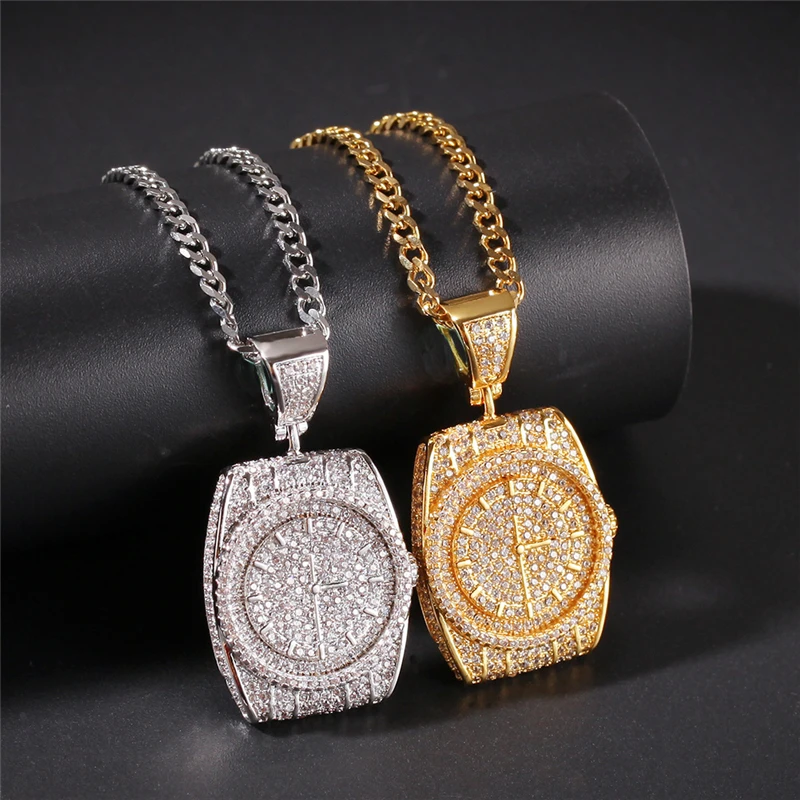 Free Shipping Dial Pendant Watch Clock Pendant Rapper Necklace Twist Chain Cz Personalized Jewelry For Men Gift
Free Shipping Dial Pendant Watch Clock Pendant Rapper Necklace Twist Chain Cz Personalized Jewelry For Men Gift