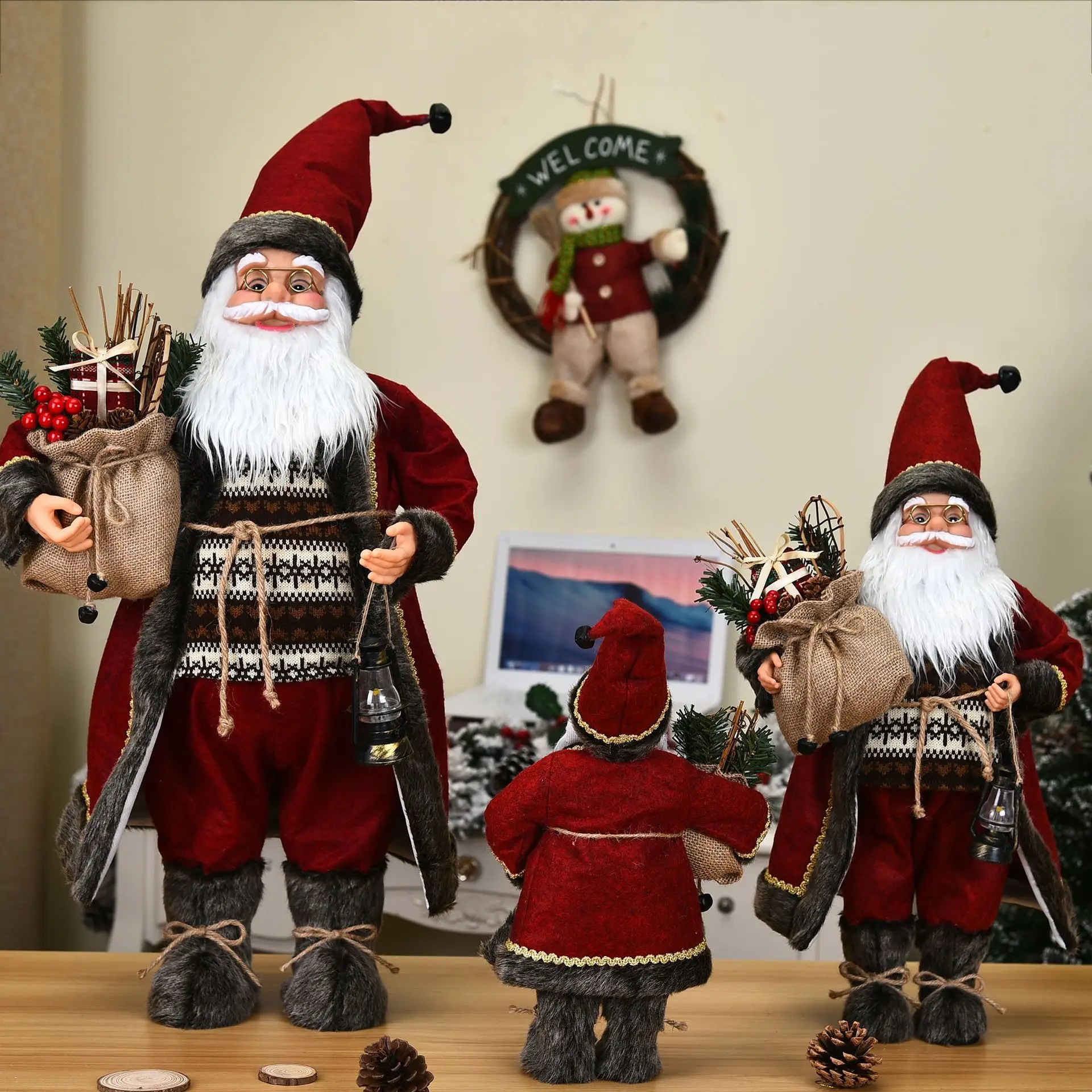 Claus Doll Gift Robe Rose Santa Santa Costume Accessories Dress Up Party Accessories Holiday Supplies Create An Atmosphere
Claus Doll Gift Robe Rose Santa Santa Costume Accessories Dress Up Party Accessories Holiday Supplies Create An Atmosphere