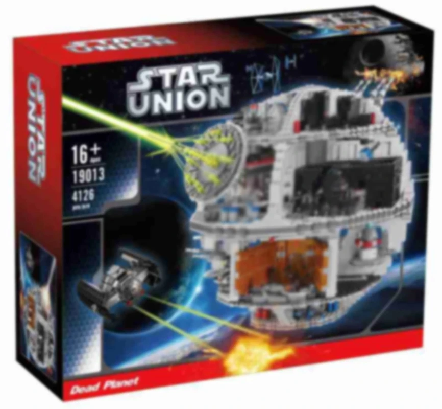 With 25 MINI Figures DS-1 Platform Death Star Plan Great Ultimate Weapon 19013 Building Blocks Bricks Toy Gift Compatible 75159
With 25 MINI Figures DS-1 Platform Death Star Plan Great Ultimate Weapon 19013 Building Blocks Bricks Toy Gift Compatible 75159