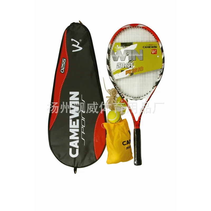 

Профессиональная теннисная ракетка для мужчин и женщин светильник легкая, с 2 мячиками, из углеродного алюминиевого сплава, со встроенным в...