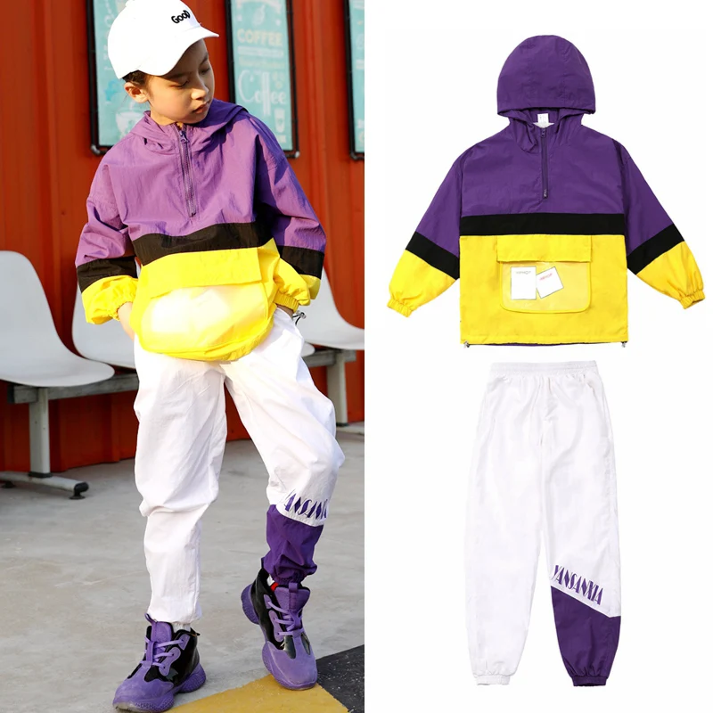 New Children's Jazz Dance Costume Boys And Girls Loose Matching Color Clothes Kids Hip-Hop Street Performance Clothing DL5445
New Children's Jazz Dance Costume Boys And Girls Loose Matching Color Clothes Kids Hip-Hop Street Performance Clothing DL5445