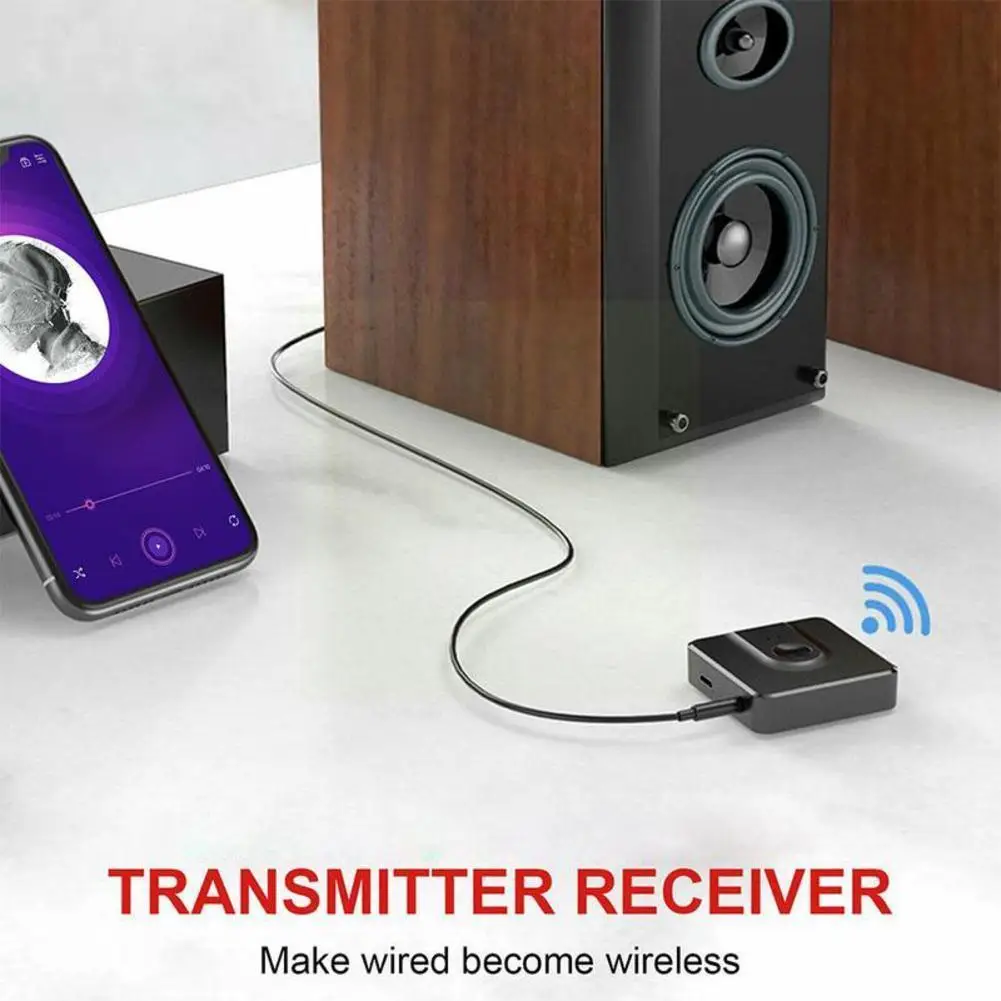 Bluetooth 5.0 Audio Transmitter/Receiver Adapter Combo Audio Fpr TV Mobile Speaker Car Adapter Wireless Computer Phone O3T5
Bluetooth 5.0 Audio Transmitter/Receiver Adapter Combo Audio Fpr TV Mobile Speaker Car Adapter Wireless Computer Phone O3T5