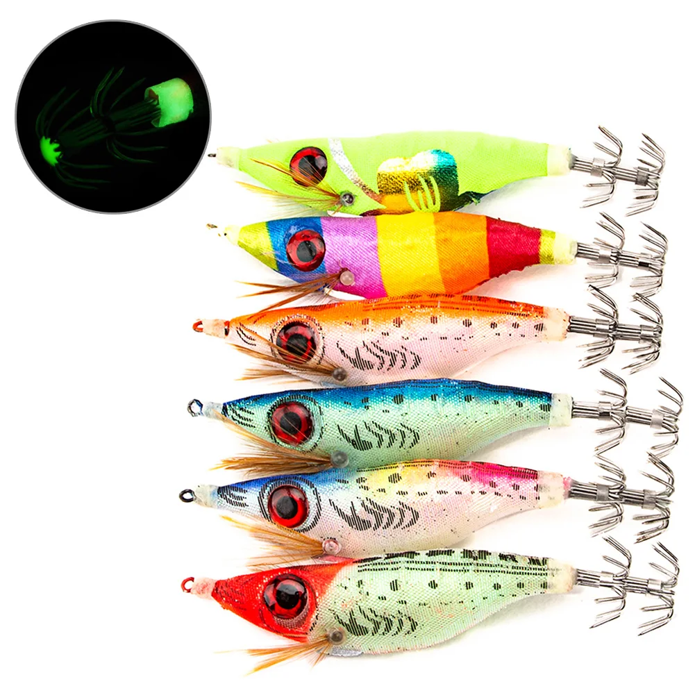 10cm Glow In The Dark Luminous Fishing Lures Bait Squid Shrimp Jigs Hooks Double-layer Umbrella Hook Pesca Iscas Fish Tackle
10cm Glow In The Dark Luminous Fishing Lures Bait Squid Shrimp Jigs Hooks Double-layer Umbrella Hook Pesca Iscas Fish Tackle
