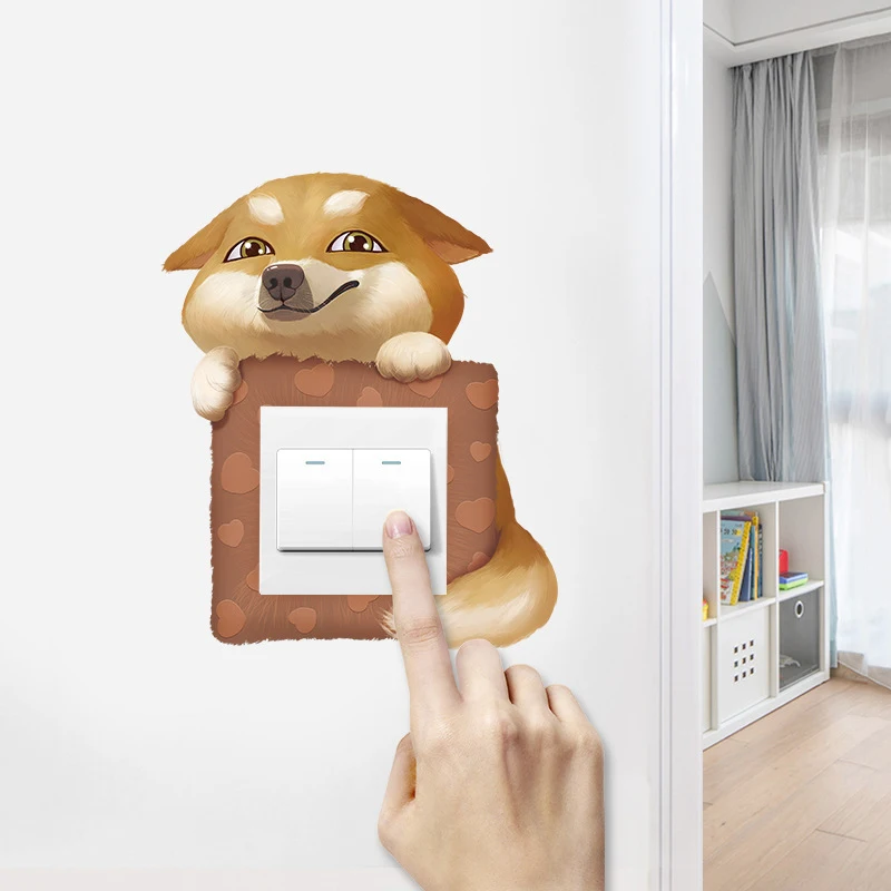 5 Pcs Cartoon Cute Switch Sticker Wall Switch Protective Cover Simple Socket Decoration TRYC889
5 Pcs Cartoon Cute Switch Sticker Wall Switch Protective Cover Simple Socket Decoration TRYC889
