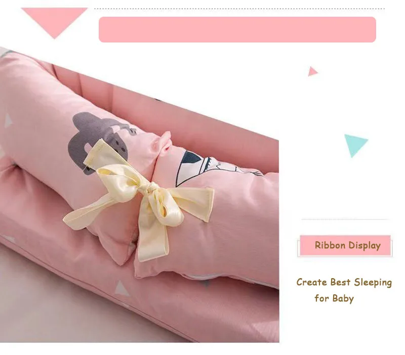 Breathable & Hypoallergenic Portable Crib Dinosaur Baby Lounger 100% Cotton Portable Crib for Bedroom/Travel
Breathable & Hypoallergenic Portable Crib Dinosaur Baby Lounger 100% Cotton Portable Crib for Bedroom/Travel