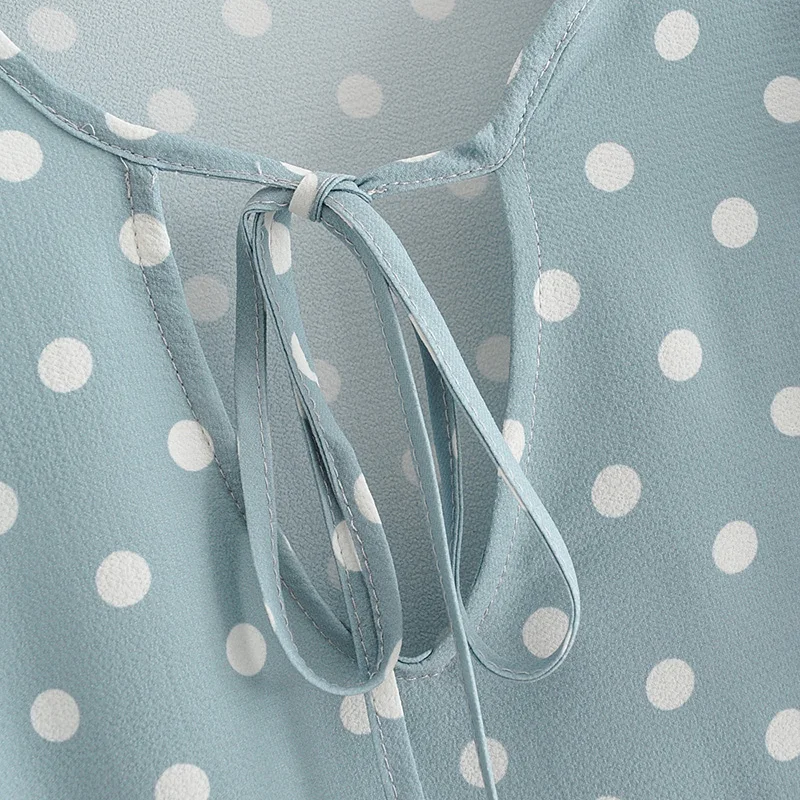 Women Vintage Elegant Dot Print Maxi Long Dress Women Fashion Ruffle Short Sleeve Bow Tie Dress Lady Casual Vestidos Mujer 2020
Women Vintage Elegant Dot Print Maxi Long Dress Women Fashion Ruffle Short Sleeve Bow Tie Dress Lady Casual Vestidos Mujer 2020