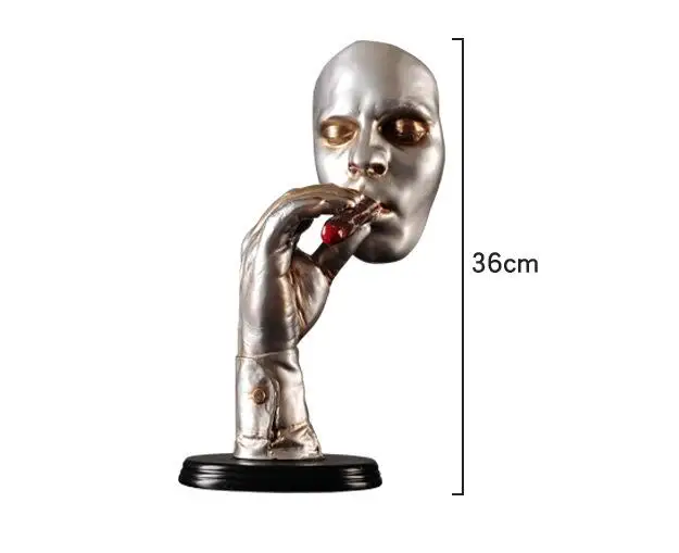 New Retro Meditators Abstract Sculpture Man Smoking Cigar Creative Face Statue Character Resin Figurine Artwork Home Decorations
New Retro Meditators Abstract Sculpture Man Smoking Cigar Creative Face Statue Character Resin Figurine Artwork Home Decorations
