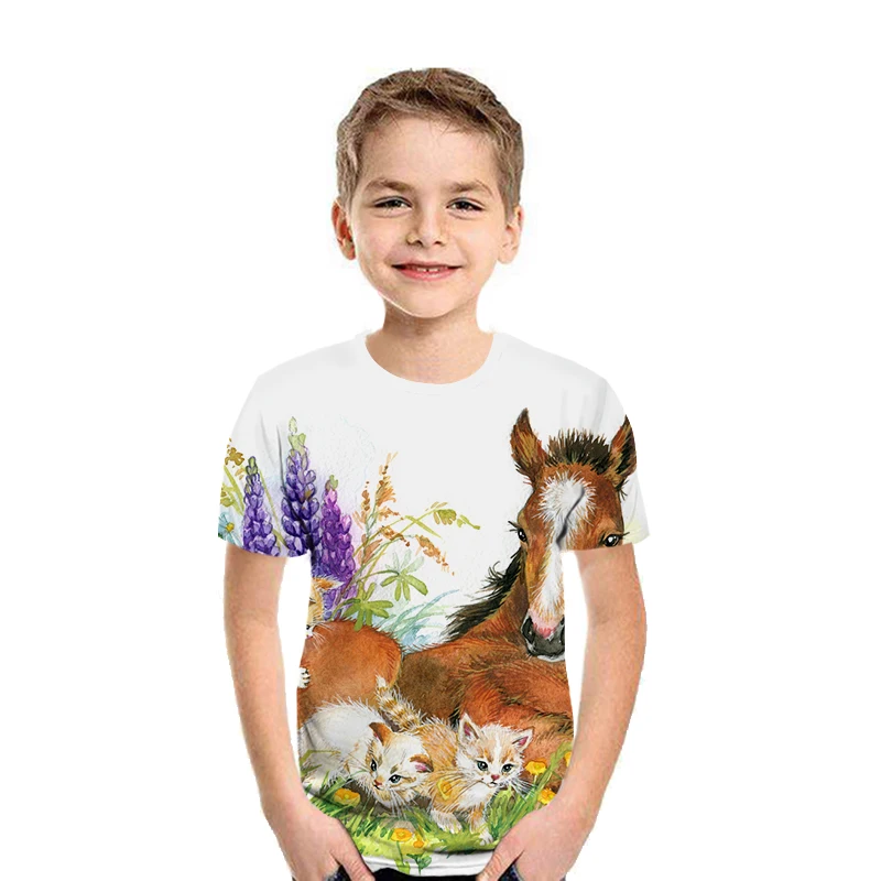 Boys and girls Harajuku T-shirt boutique fashion cool digital printing children's shirt T-shirt animal Christmas skull pattern
Boys and girls Harajuku T-shirt boutique fashion cool digital printing children's shirt T-shirt animal Christmas skull pattern