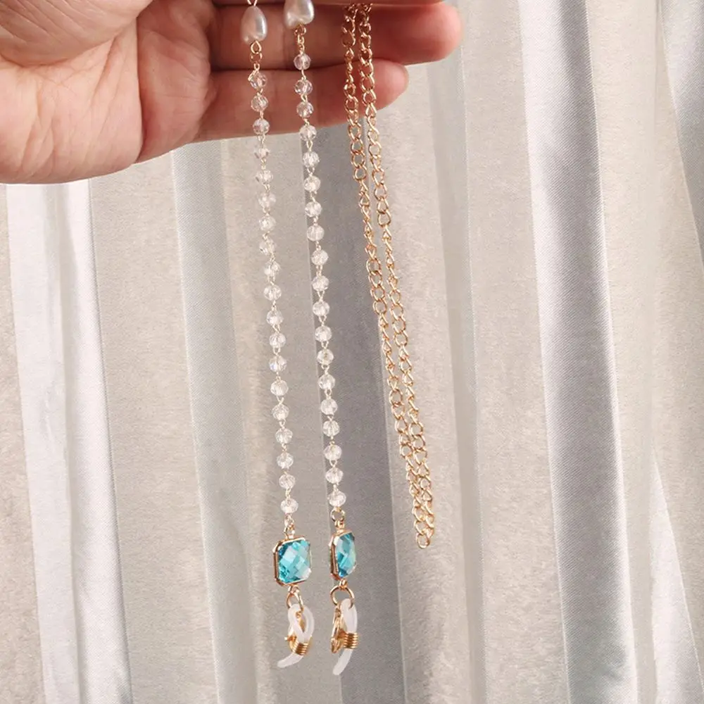 Металлическая цепочка для очков, Модный шнур для солнцезащитных очков с кристаллами, защита от потери, аксессуары для очков 
Металлическая цепочка для очков, Модный шнур для солнцезащитных очков с кристаллами, защита от потери, аксессуары для очков