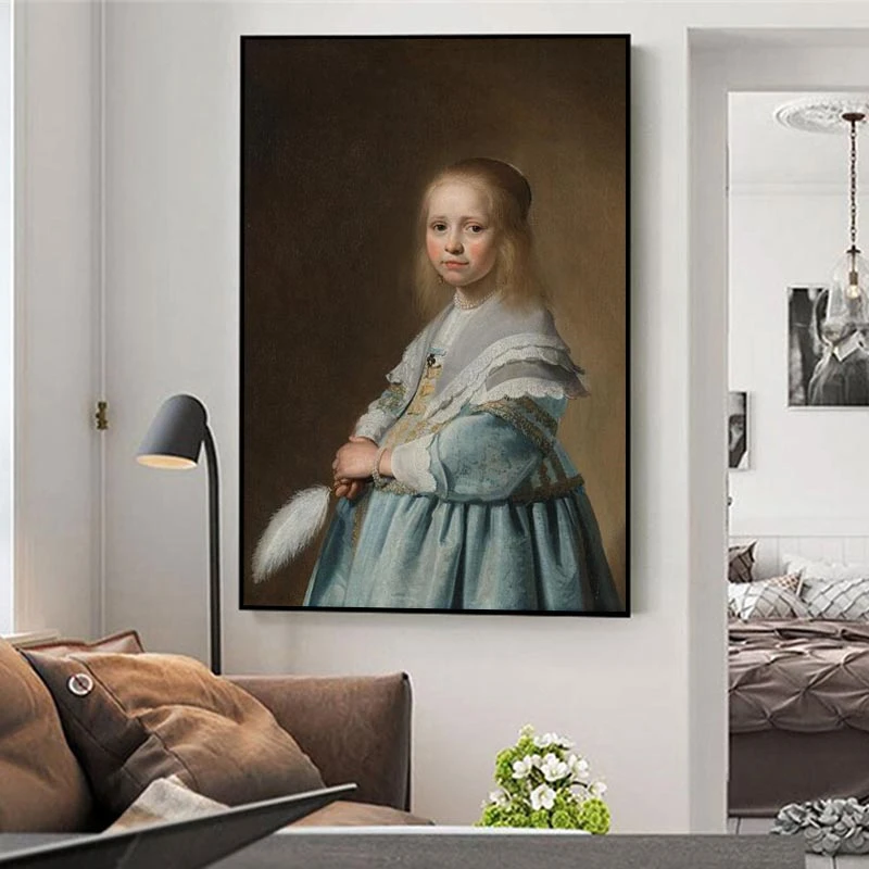 Portrait Of A Girl Dressed In Blue Canvas Art Wall Paintings By Johannes Dutch Golden Age Art Prints For Living Room
Portrait Of A Girl Dressed In Blue Canvas Art Wall Paintings By Johannes Dutch Golden Age Art Prints For Living Room
