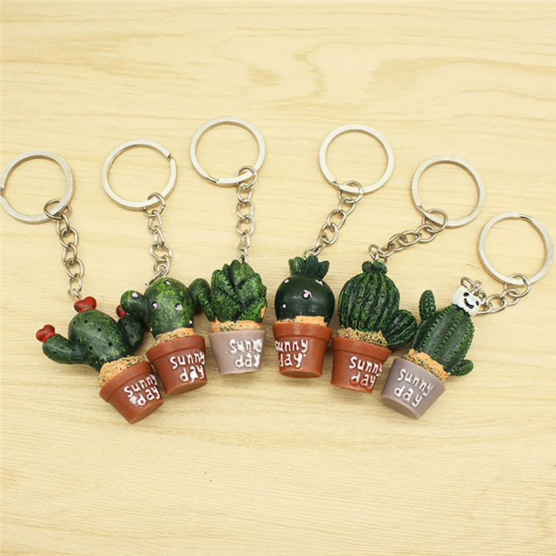 New Design Cactus Potted Plants Keychain Woman Girls Mixed Style Cute Resin Key Chain For Woman Hangling Accessories 1pcs
New Design Cactus Potted Plants Keychain Woman Girls Mixed Style Cute Resin Key Chain For Woman Hangling Accessories 1pcs