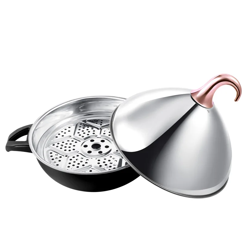 Stainless steel household multifunctional stew pot Mandarin duck hotpot General purpose induction cooker Cooking pot
Stainless steel household multifunctional stew pot Mandarin duck hotpot General purpose induction cooker Cooking pot