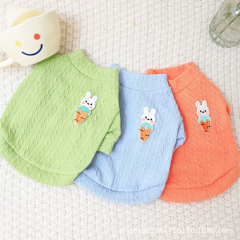 Dog Clothes Wave Sweater Pet Autumn Small Dog Comfortable Snow Naerui Cat Dog Sweater Rabbit Carrot Cartoon Sweater
Dog Clothes Wave Sweater Pet Autumn Small Dog Comfortable Snow Naerui Cat Dog Sweater Rabbit Carrot Cartoon Sweater