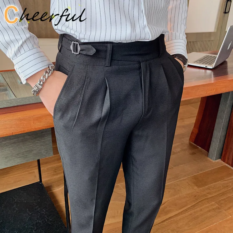 Fashion Men Business Dress Pants Solid Color Office Social Wedding Streetwear Casual Suit Pants Slim Fit Trousers Costume Homme
Fashion Men Business Dress Pants Solid Color Office Social Wedding Streetwear Casual Suit Pants Slim Fit Trousers Costume Homme